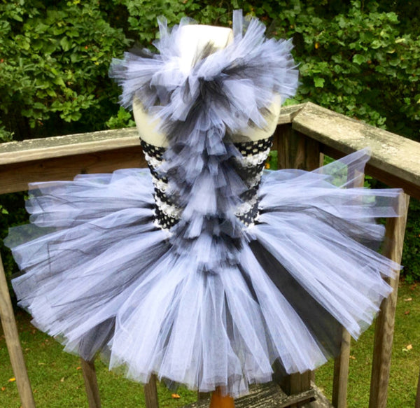 Zebra Tutu Costume with Headband