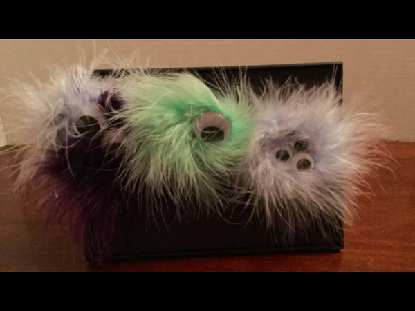 Monster Haloween Hair Clip